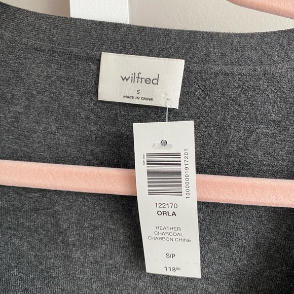 Wilfred Heather Charcoal Knit Dress - Picture 3 of 3